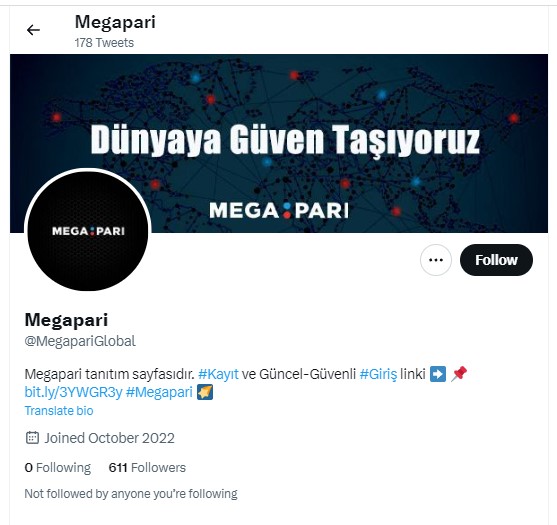 Megapari Twitter