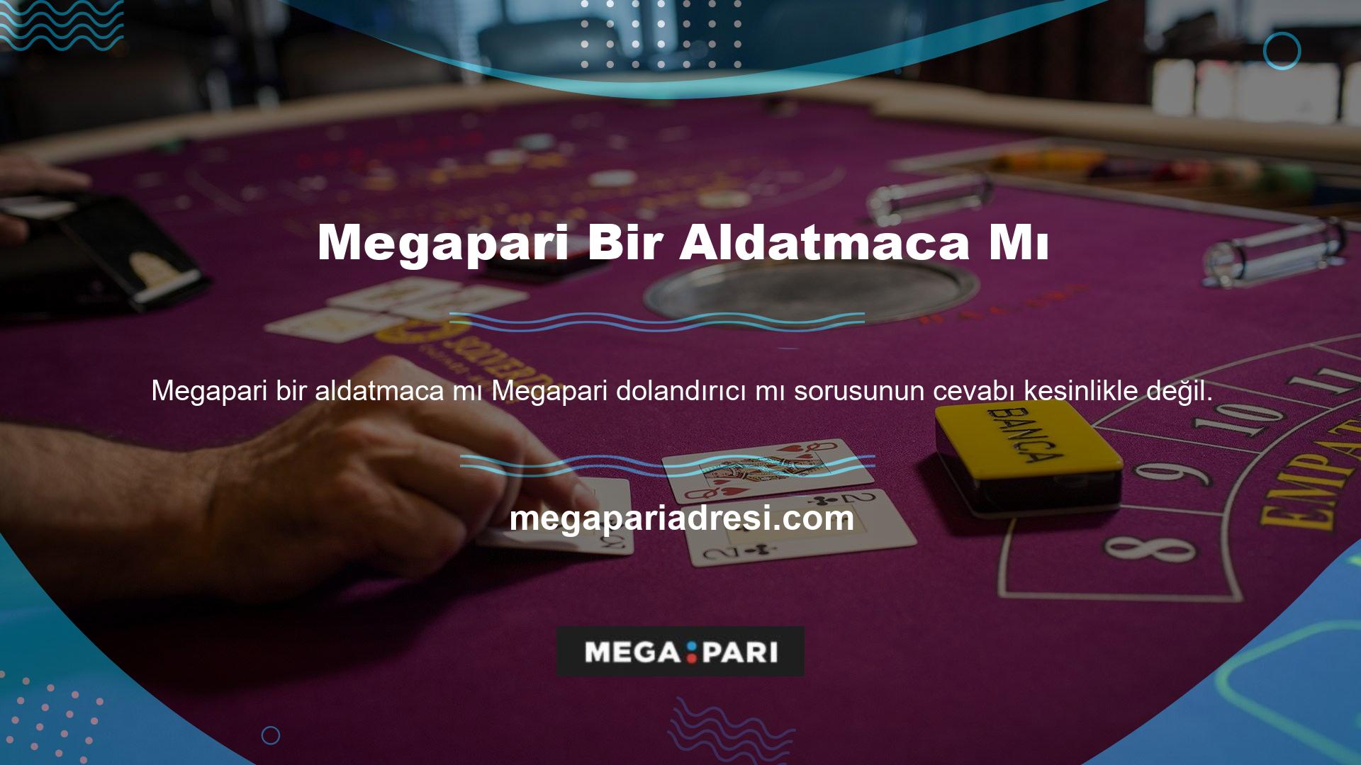 Megapari oyun sitesi lisanslı olmak için tüm gereklilikleri karşılıyor ve lisanslı Türk oyun tutkunlarına hizmet veriyor