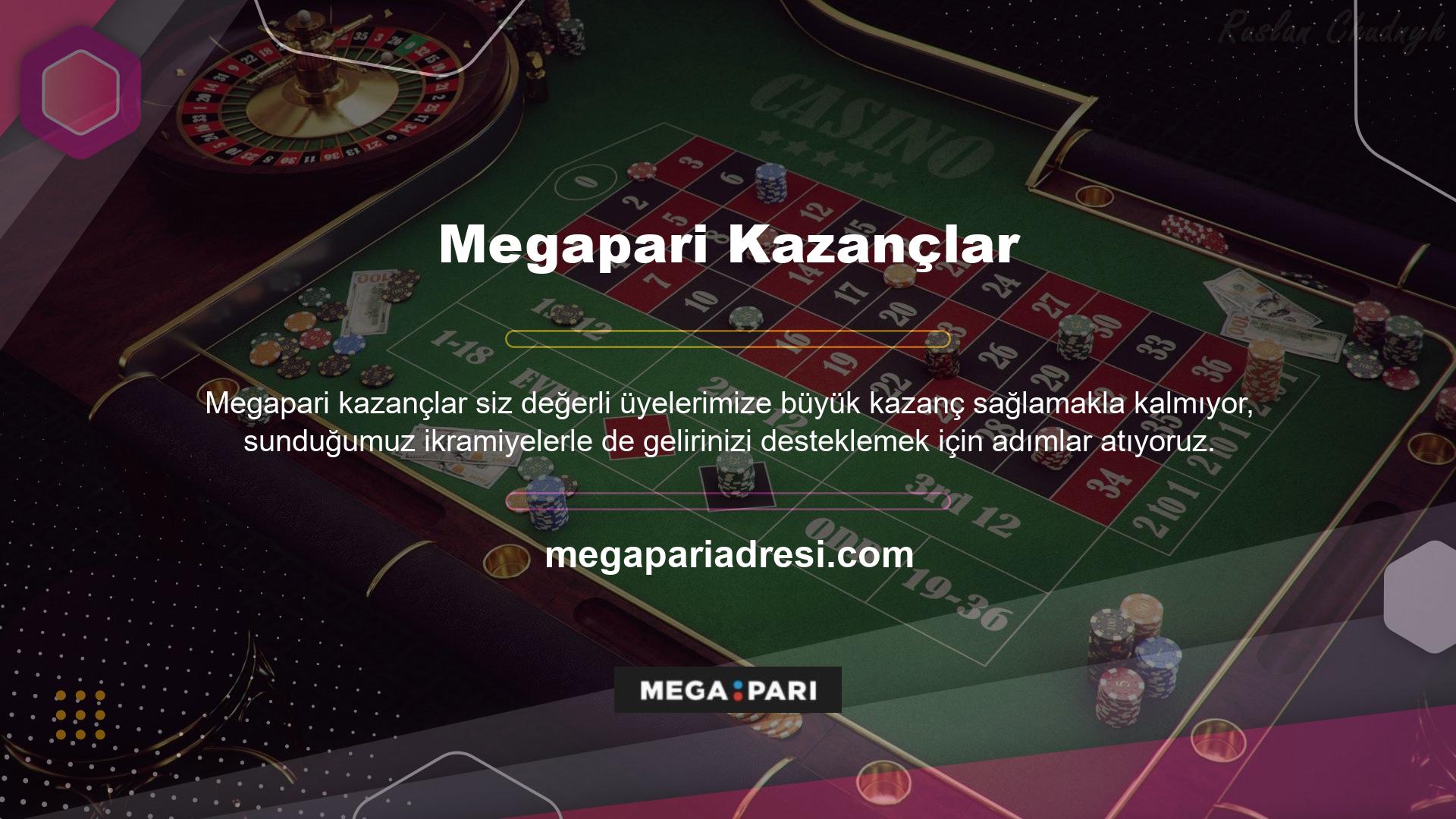 Sitede ayrıca maçları anında izlemenizi sağlayan Megapari Spor TV özelliği de bulunmaktadır