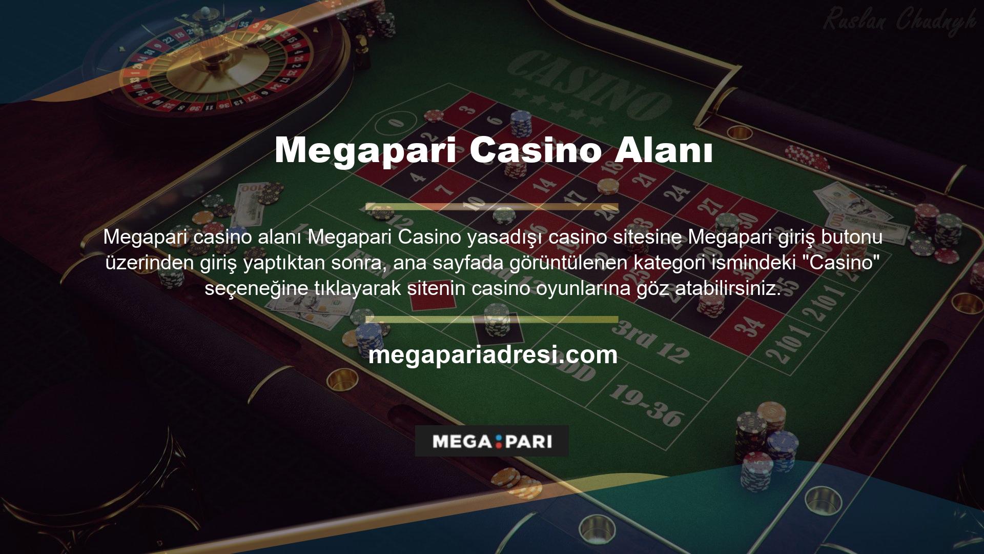 Megapari Casino Win With Page'deki gerçek krupiyer slotlarıyla şansınızı çevirin ve canlı casinomuzda bol eğlence ve kazançlı nakit ile Blackjack, Rulet, Sic Bo, Dragon Tiger ve Baccarat oynamaya devam edebilirsiniz