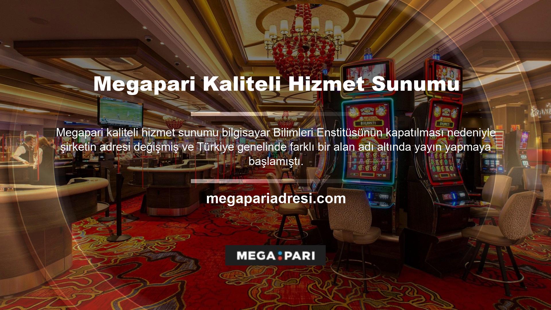 Bu sorunu çözmek için Megapari, 18 yaş üstü herkesin erişebileceği ve para kazanabileceği çevrimiçi casino oyunları sunmaktadır